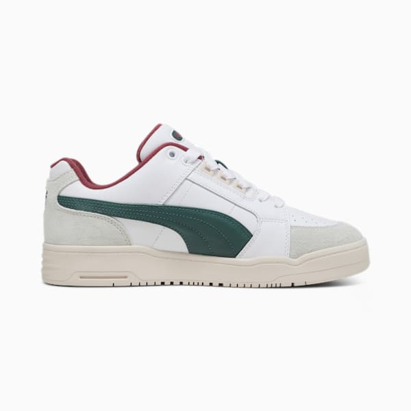 Slipstream Lo Retro Trainers, PUMA White-Malachite, large-ZAF