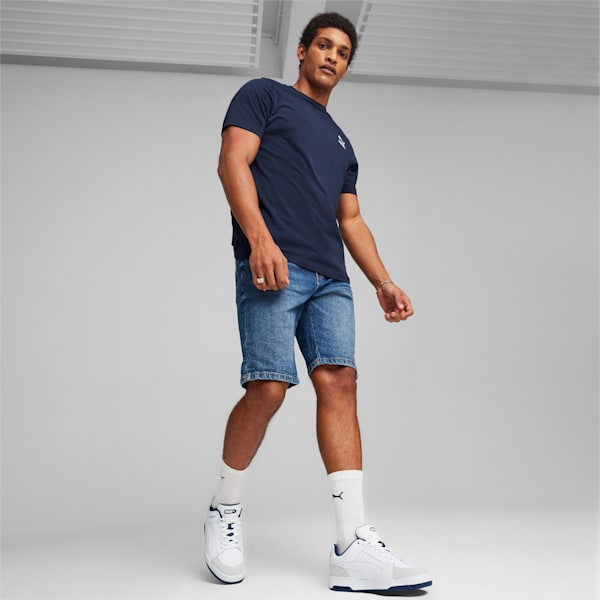 Slipstream Lo Retro Trainers, PUMA White-PUMA White-Club Navy, large-ZAF