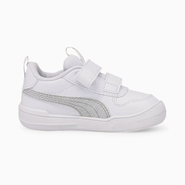 Tenis Multiflex Glitz para infantes, Puma White-Puma Silver, large-MEX
