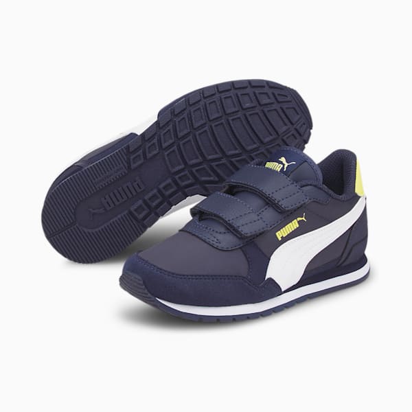 ST Runner v3 NL AC Sneakers Kids, Peacoat-Lemon Sherbert, large-ZAF