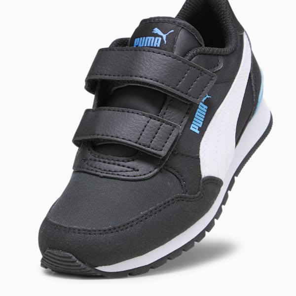 ST Runner v3 NL AC Sneakers Kids, PUMA Black-PUMA White-Regal Blue, large-ZAF