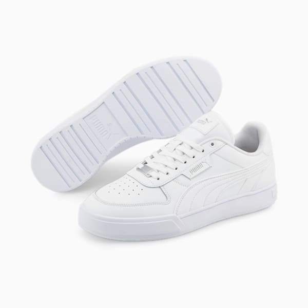 Caven Dime Trainer, Puma White-Puma White-Puma Silver, large-MEX