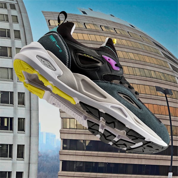 TRC Blaze Trainers, Puma Black-Dark Slate, large-ZAF