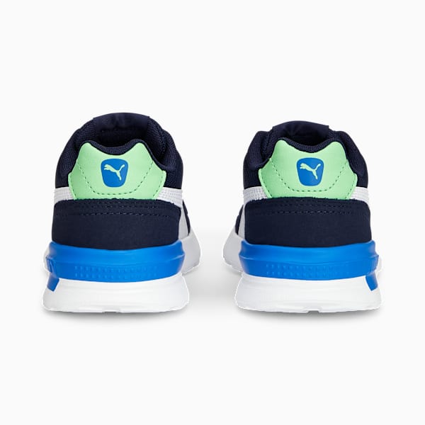 Zapatillas Graviton AC para niños, PUMA Navy-PUMA White-Summer Green-Victoria Blue, large-ARG