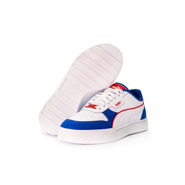 Caven Dime Youth Trainers, Victoria Blue-Puma White-High Risk Red, large-MEX