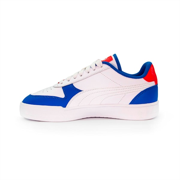 Caven Dime Youth Trainers, Victoria Blue-Puma White-High Risk Red, large-MEX