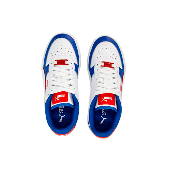 Caven Dime Youth Trainers, Victoria Blue-Puma White-High Risk Red, large-MEX