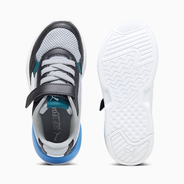X-Ray Speed Lite AC Kids' Trainers, PUMA Black-PUMA White-Malachite, large-ZAF