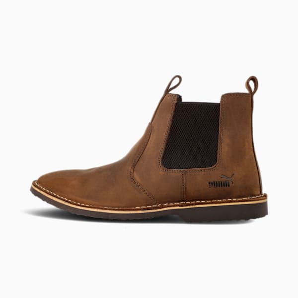 Terrae Chelsea ZADP Boots, Pecan Brown-Posy Green, large-ZAF