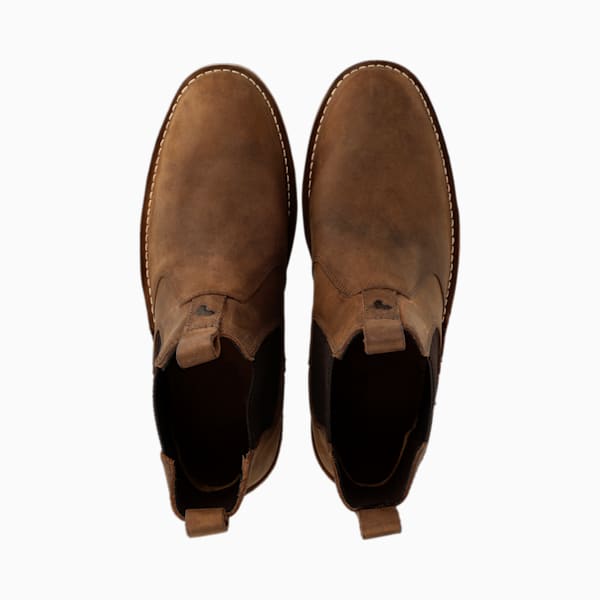 Terrae Chelsea ZADP Boots, Pecan Brown-Posy Green, large-ZAF