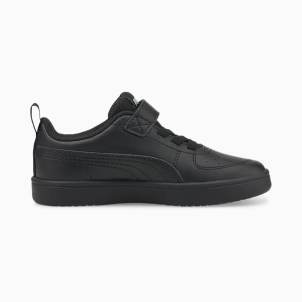 Rickie Alternative Closure Kids' Trainers, Puma Black-Puma Black-Glacier Gray, large-ZAF