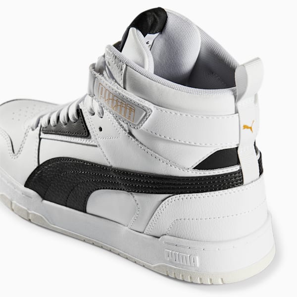 RBD Game Sneakers, Puma White-Puma Black-Puma Team Gold, large-ZAF