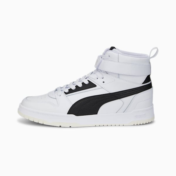 RBD Game Sneakers, Puma White-Puma Black-Puma Team Gold, large-ZAF