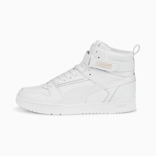 RBD Game Sneakers, Puma White-Puma White-Puma Team Gold, large-MEX