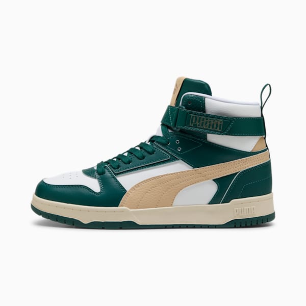 RBD Game Sneakers, Dark Myrtle-Light Sand-PUMA White, large-MEX