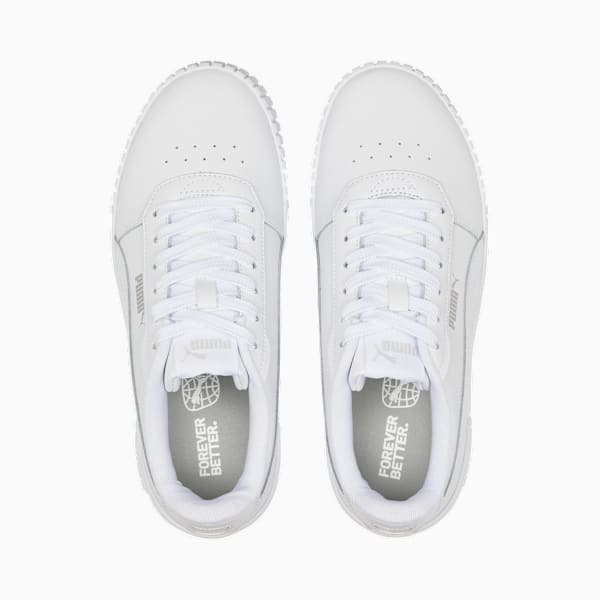 Tenis para mujer Carina 2.0, Puma White-Puma White-Puma Silver, large-MEX