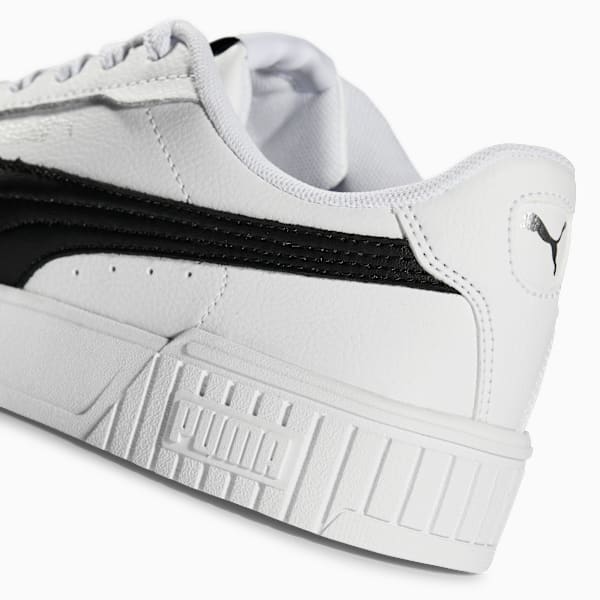 Tenis para mujer Carina 2.0, Puma White-Puma Black-Puma Silver, large-MEX