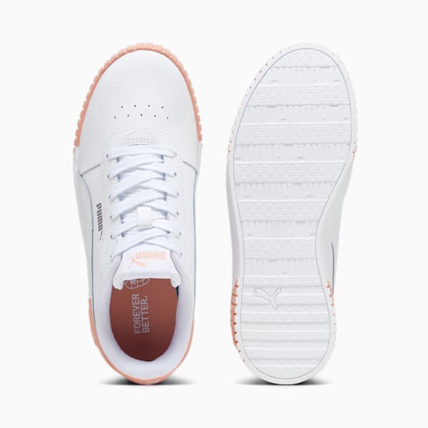 Carina 2.0 Sneakers Women, PUMA White-Poppy Pink-PUMA Silver, large-ZAF