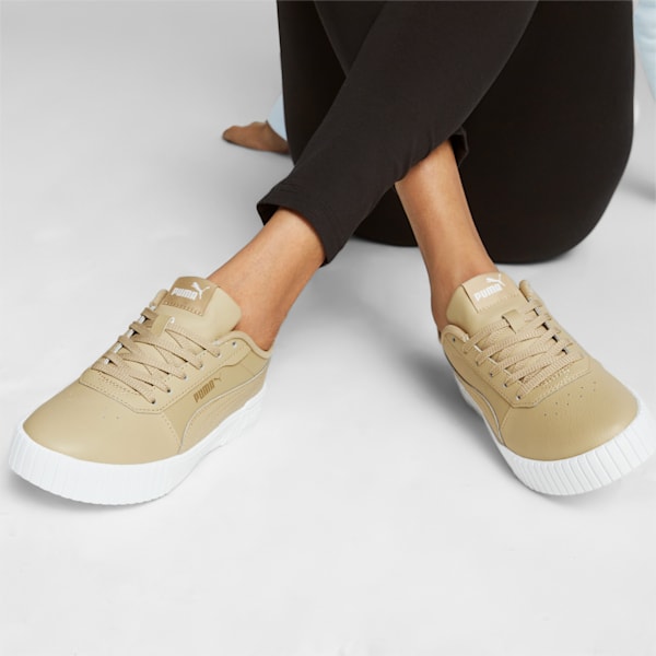 Carina 2.0 Sneakers Women, Sand Dune-PUMA Gold-PUMA White, large-ZAF