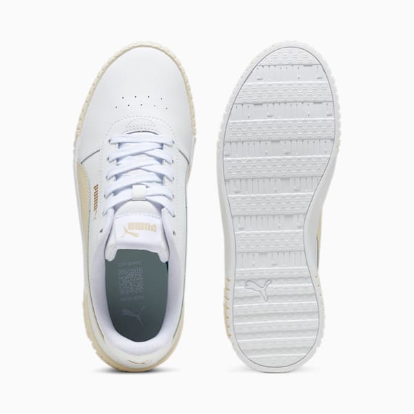 Carina 2.0 Sneakers Women, PUMA White-Sugared Almond-PUMA Gold, large-ZAF