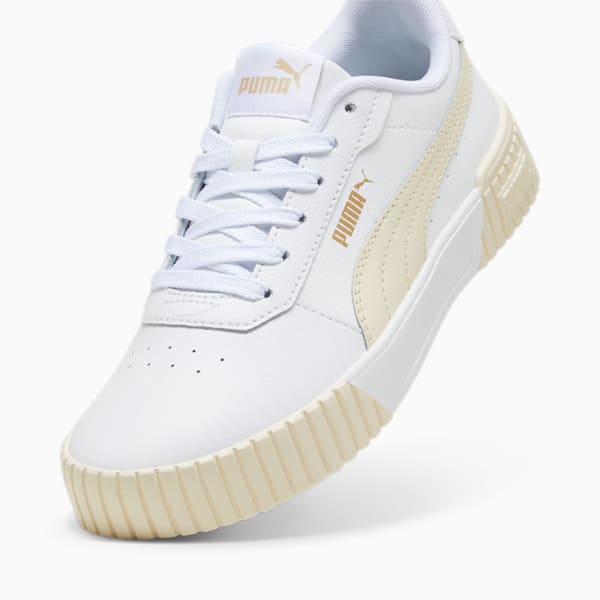 Carina 2.0 Sneakers Women, PUMA White-Sugared Almond-PUMA Gold, large-ZAF