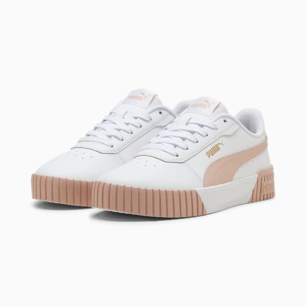 Carina 2.0 Sneakers Women, PUMA White-Rose Quartz-PUMA Gold, large-ZAF