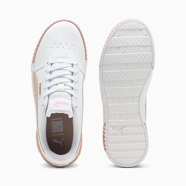 Carina 2.0 Sneakers Women, PUMA White-Rose Quartz-PUMA Gold, large-ZAF