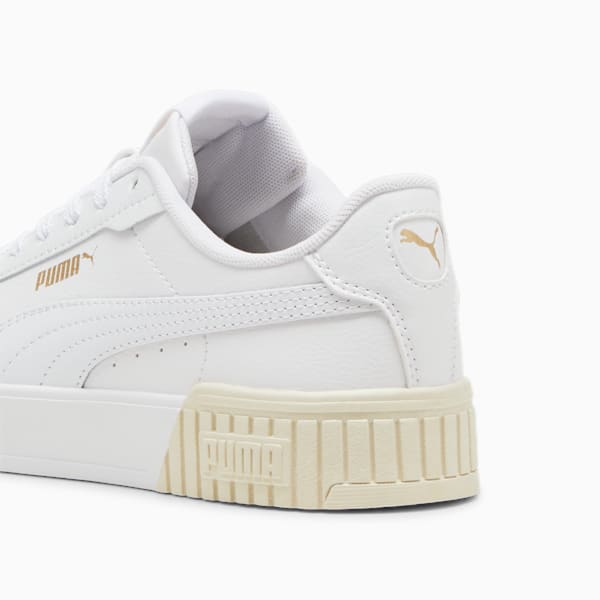 Carina 2.0 Sneakers Women, PUMA White-PUMA Gold-Alpine Snow, large-ZAF
