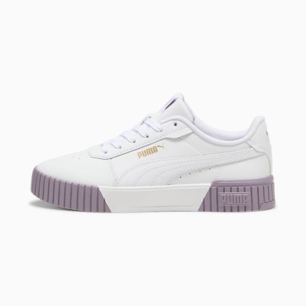 Carina 2.0 Sneakers Women, PUMA White-Pale Plum-PUMA Gold, large-ZAF