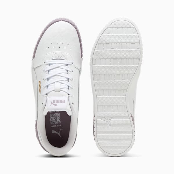 Carina 2.0 Sneakers Women, PUMA White-Pale Plum-PUMA Gold, large-ZAF