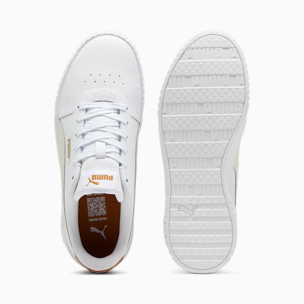 Carina 2.0 Sneakers Women, PUMA White-Frosted Ivory-Caramel Latte, large-ZAF