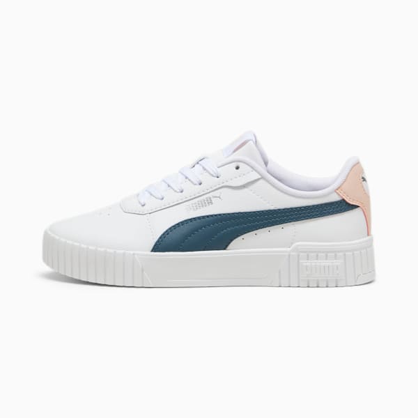 Carina 2.0 Sneakers Women, PUMA White-Gray Skies-Island Pink, large-ZAF