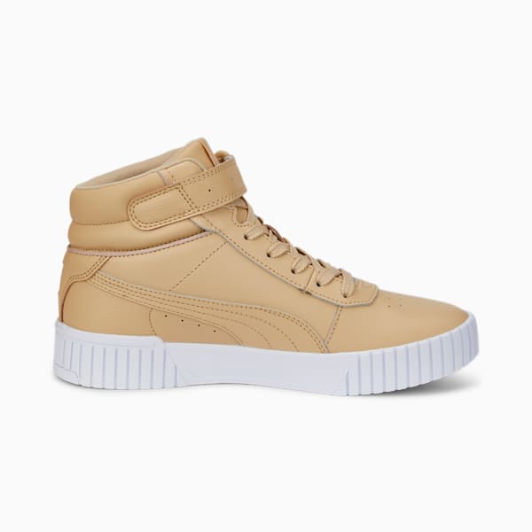 Carina 2.0 Mid Sneakers Women, Light Sand-Light Sand-Puma Silver-Puma White, large-ZAF