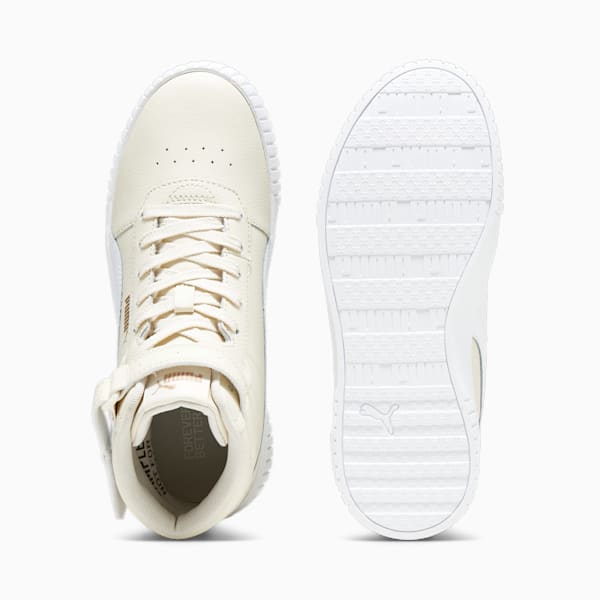 Carina 2.0 Mid Sneakers Women, Alpine Snow-PUMA White-PUMA Gold, large-ZAF