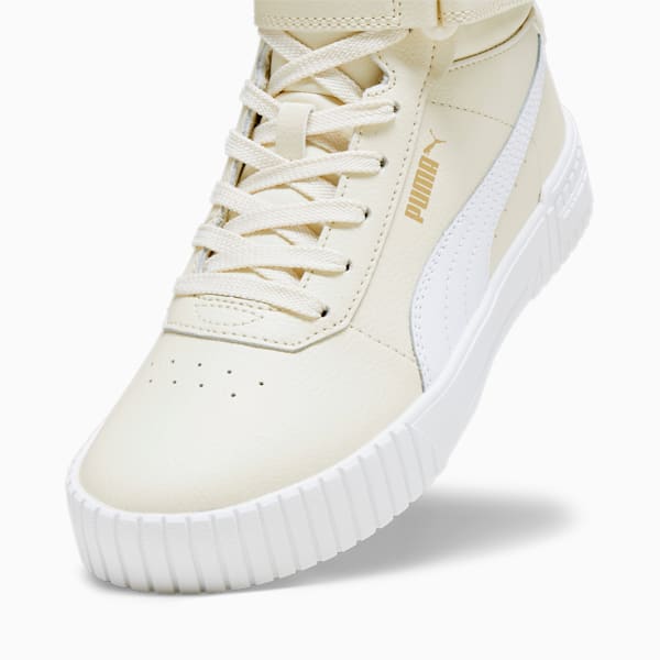 Carina 2.0 Mid Sneakers Women, Alpine Snow-PUMA White-PUMA Gold, large-ZAF