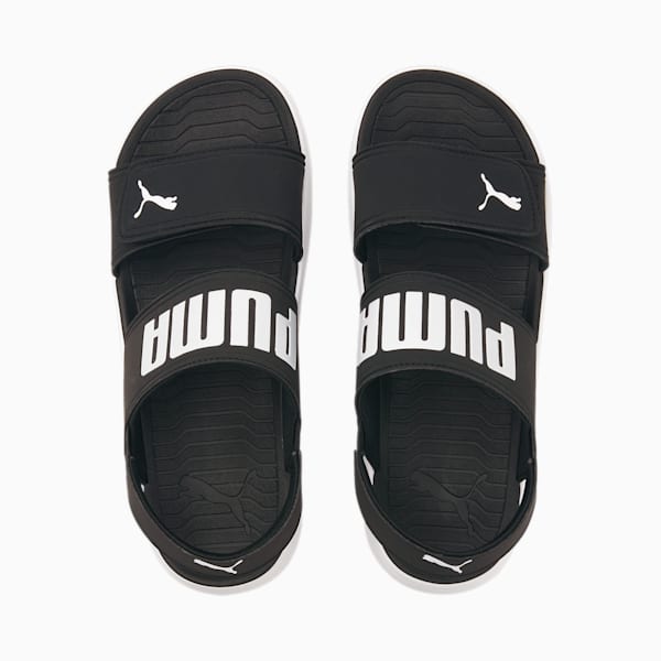 Backstrap Sandals, Puma Black-Puma White, large-ZAF