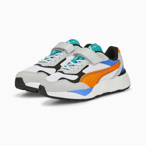 Zapatillas infantiles RS-Metric, Puma White-Vibrant Orange, large-ARG