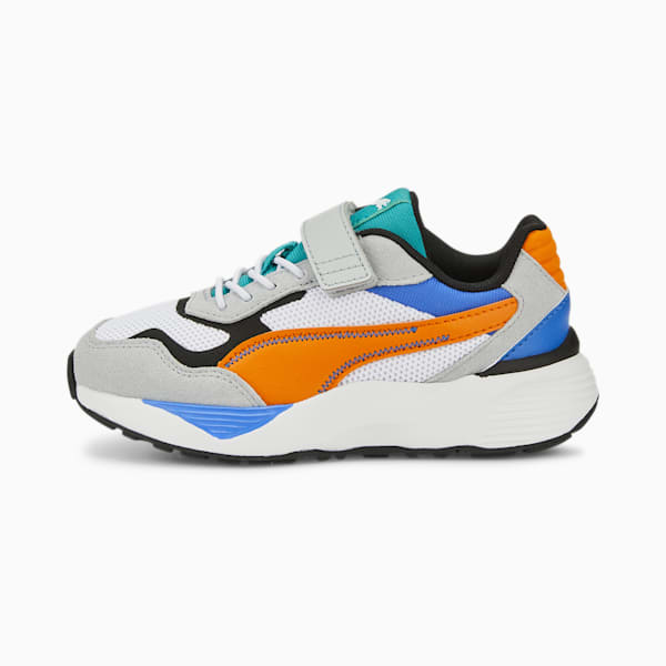 Zapatillas infantiles RS-Metric, Puma White-Vibrant Orange, large-ARG