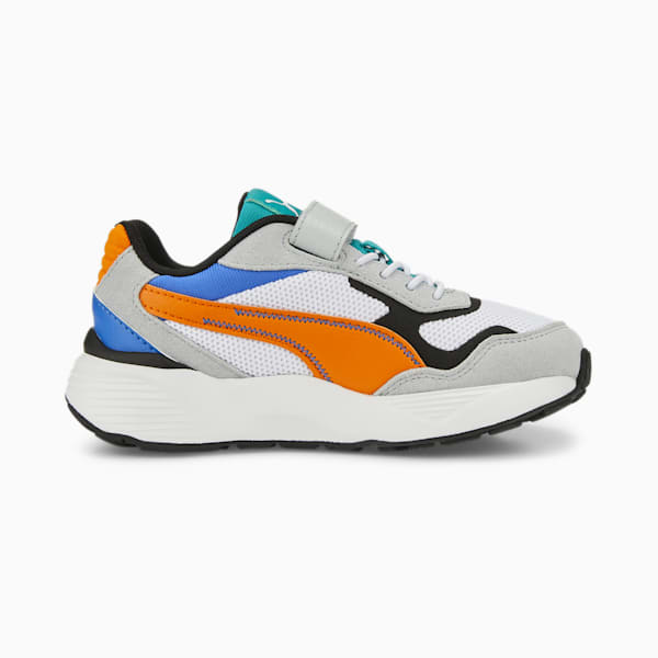 Zapatillas infantiles RS-Metric, Puma White-Vibrant Orange, large-ARG