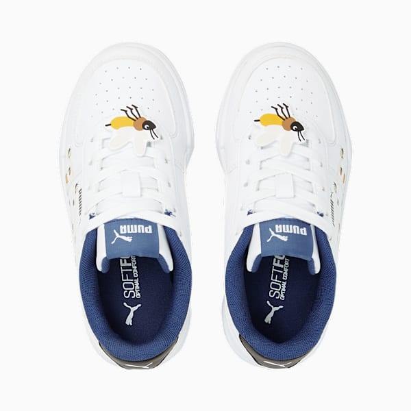 Caven Small World Sneakers Kids, Puma White-Pristine-Blazing Blue-Puma Black, large-MEX