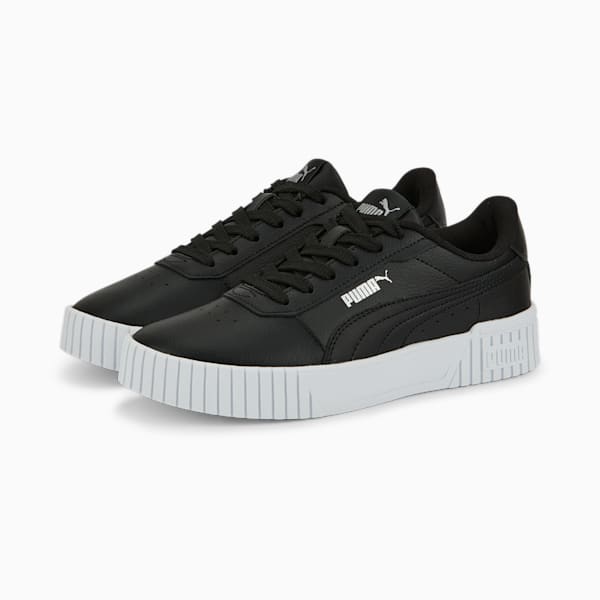 Carina 2.0 Sneakers Youth, Puma Black-Puma Black-Puma Silver, large-ZAF