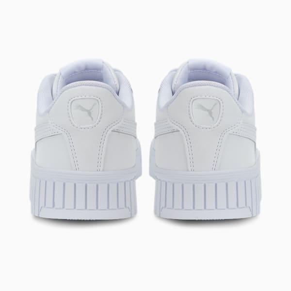 Carina 2.0 Sneakers Youth, Puma White-Puma White-Puma Silver, large-ZAF