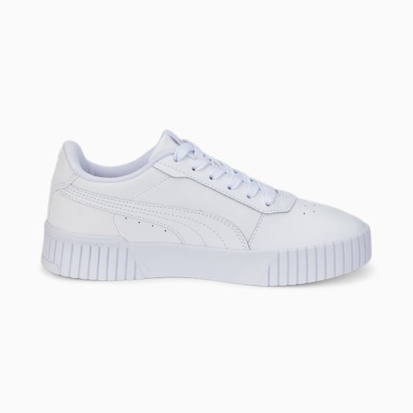 Carina 2.0 Sneakers Youth, Puma White-Puma White-Puma Silver, large-ZAF