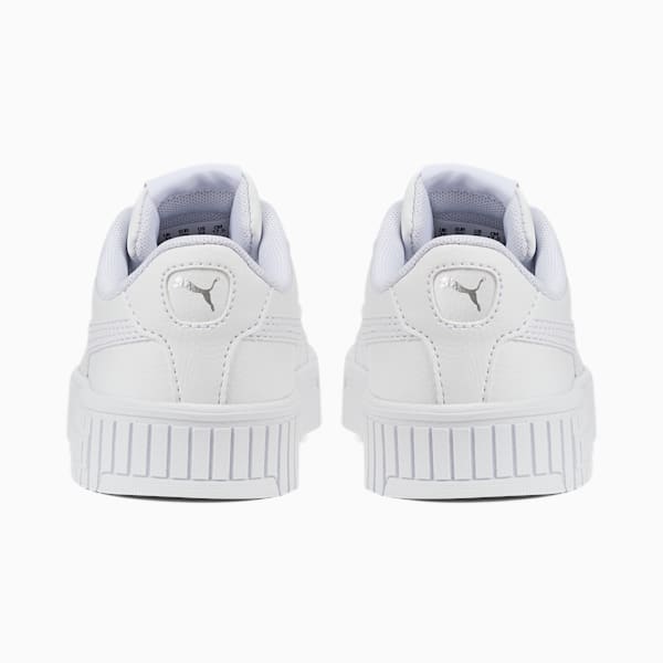 Carina 2.0 Sneakers Kids, Puma White-Puma White-Puma Silver, large-ZAF
