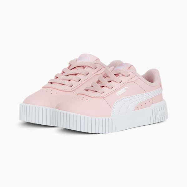 Carina 2.0 AC Sneakers Babies, Almond Blossom-Puma White-Puma Silver, large-ZAF