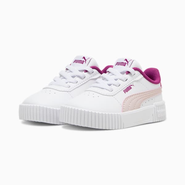 Carina 2.0 AC Sneakers Babies, PUMA White-Mauve Mist-Magenta Gleam, large-ZAF