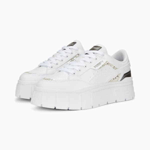 Zapatillas para mujer Mayze Stack SQ, Puma White, large-ARG