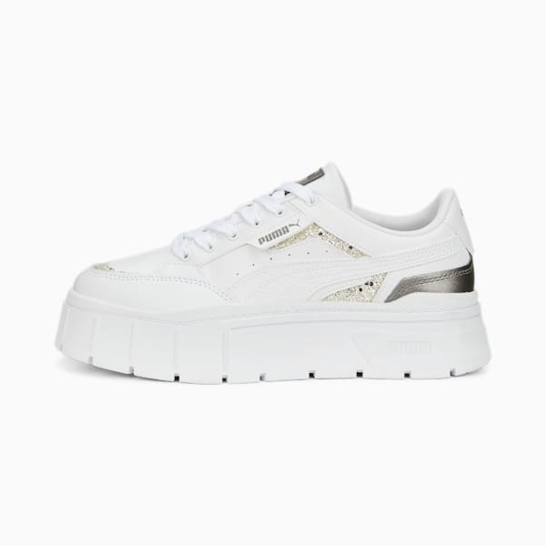 Zapatillas para mujer Mayze Stack SQ, Puma White, large-ARG