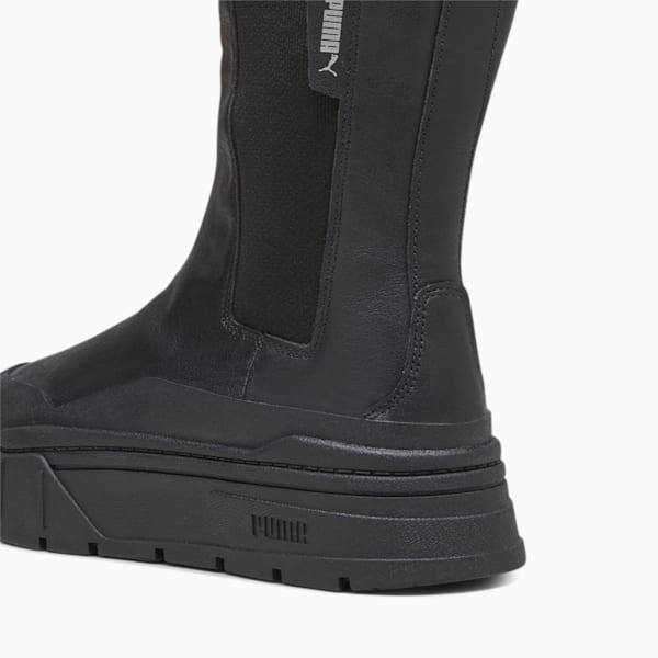 Mayze Stack Women's Chelsea Boot, PUMA Black, large-ZAF