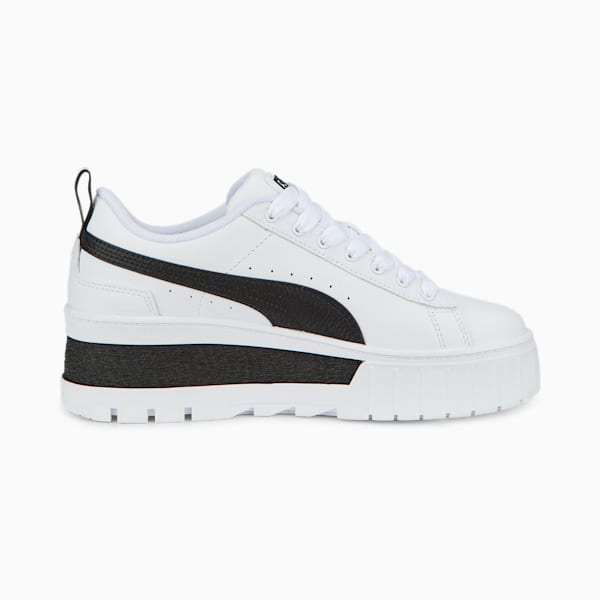 Mayze Wedge Sneakers Women, Puma White-Puma Black, large-ZAF